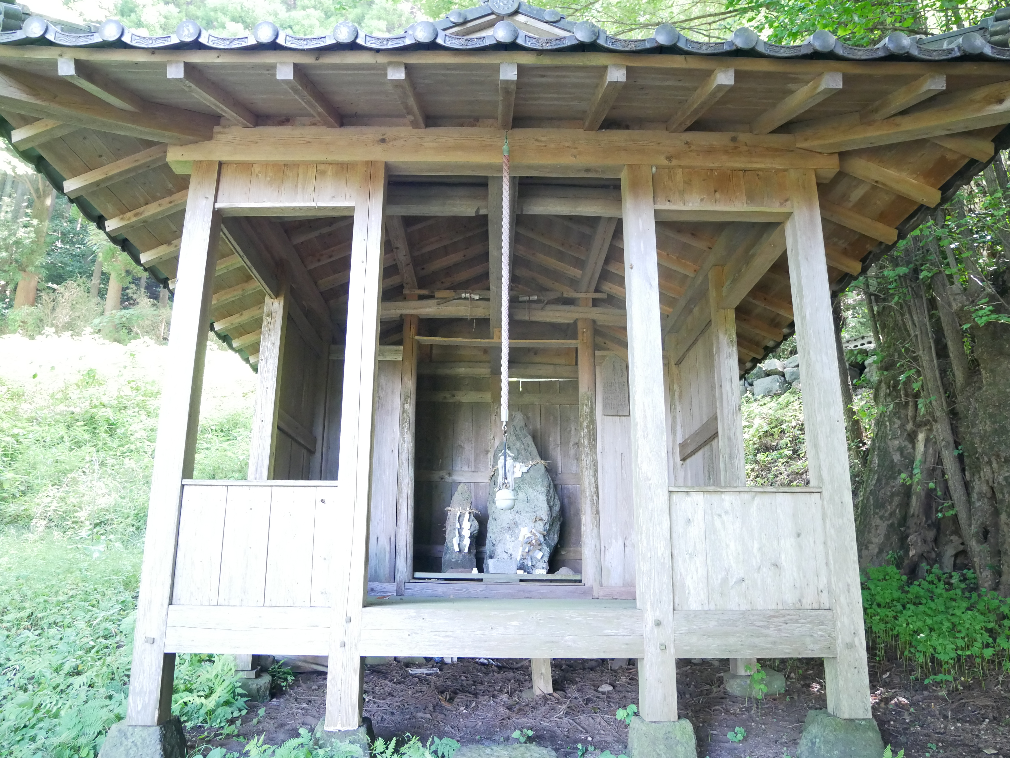 命宿る石 Japanese Suiseki 水石 Mt. Fuji 富士山 Shaped Viewing Stone with