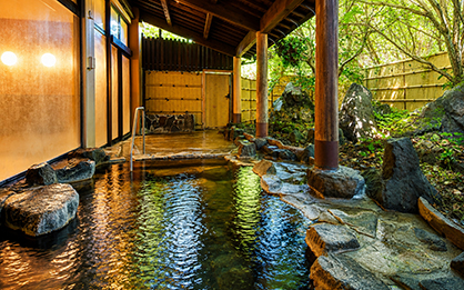 Aso Park Resort hot spring in Aso