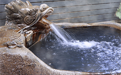 Irifune hot spring in Aso