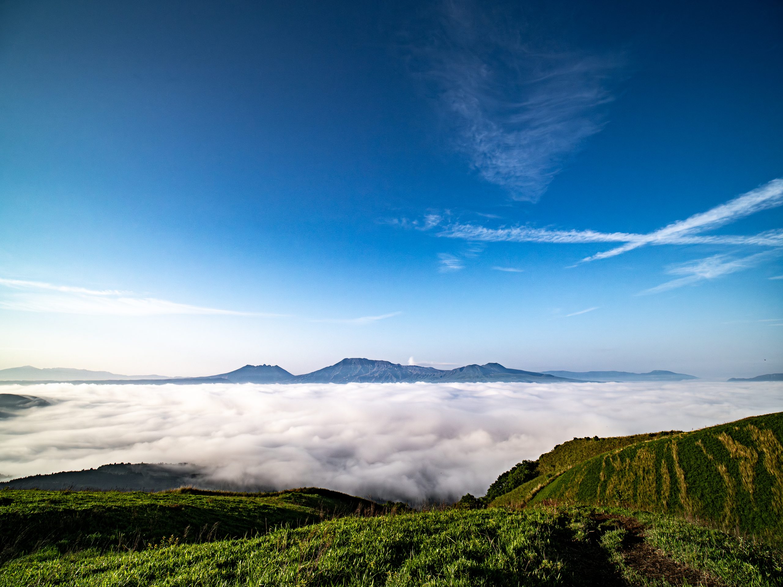 秋天的大觀峰雲海
