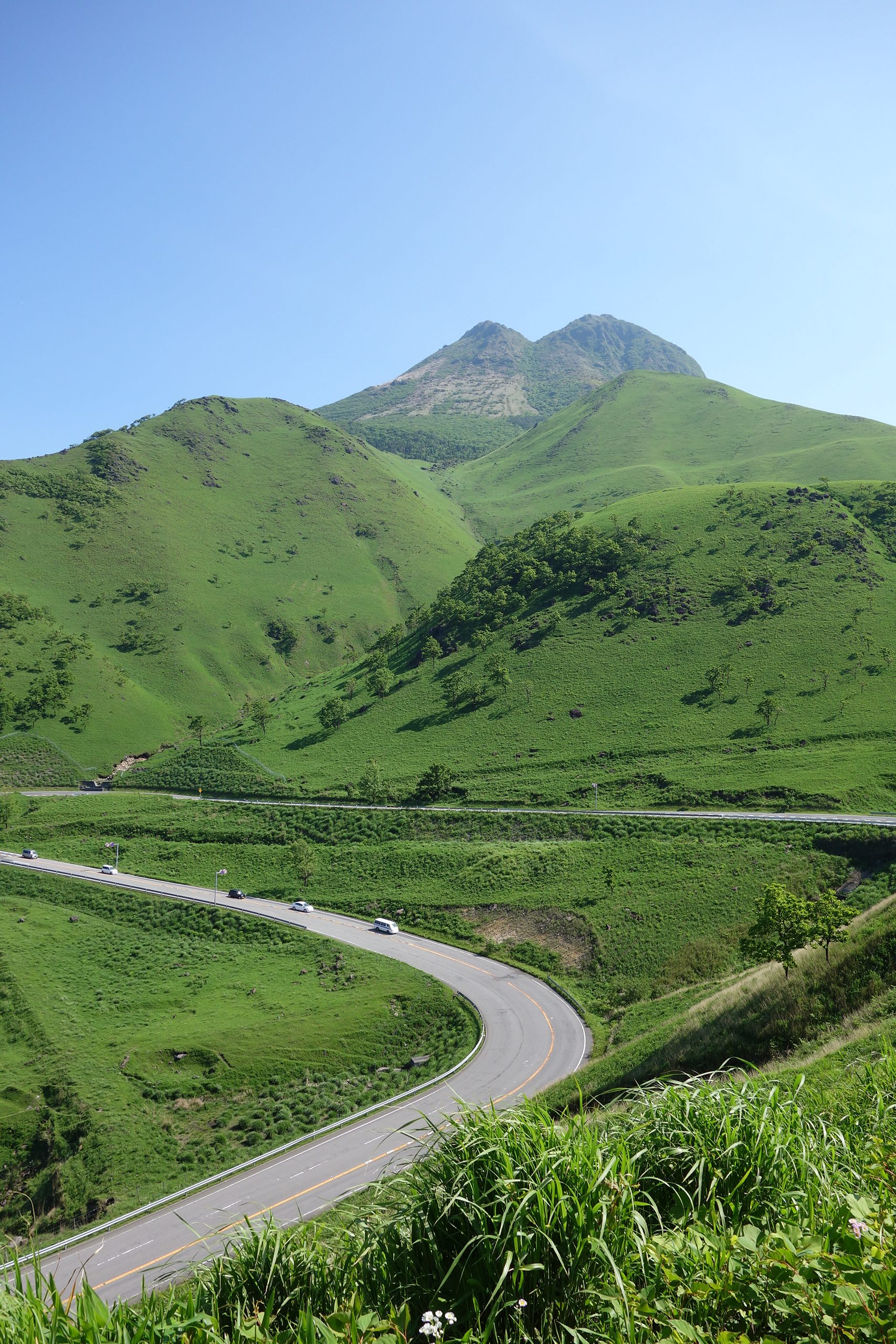 山並公路眺望由布岳
