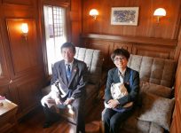 A bord du Seven Stars, un train de luxe sur l’île de Kyushu